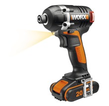 WORX accu slagschroevendraaier met ledverlichting
