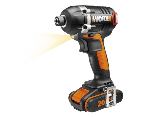 WORX accu slagschroevendraaier met ledverlichting