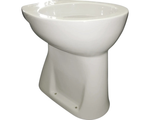 DURAVIT Staand toilet met spoelrand Sudan verhoogd vlakspoeler wit glanzend