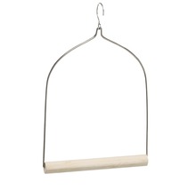 Vogel speelgoed schommel met houten stok en metalen ophanging