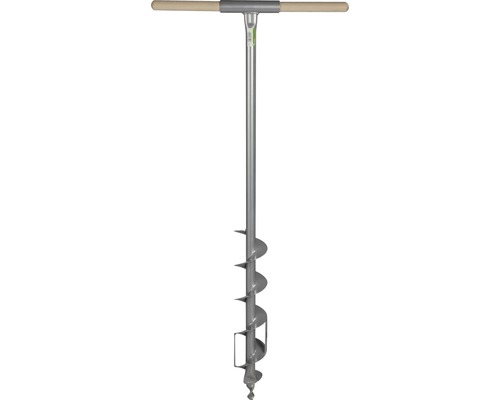 Grondboor met houten handvat voor tuinwerkzaamheden