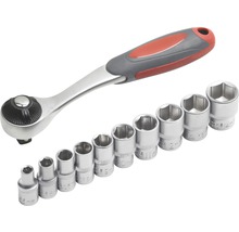 Dopsleutelset 1/4", 11-delig