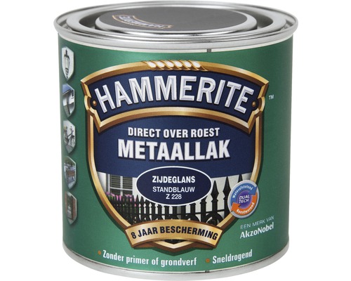 HAMMERITE Metaallak zijdeglans standblauw Z228 250 ml Blik Hammerite metaallak standblauw Z 228