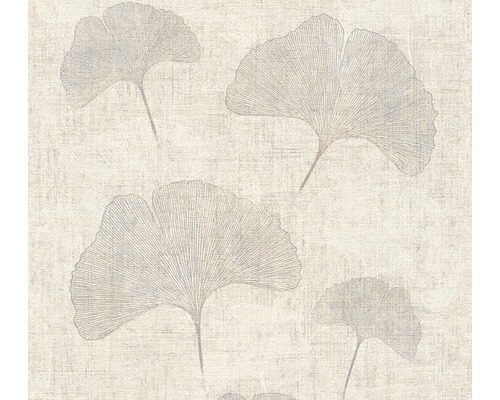 A.S. CRÉATION Vliesbehang 322653 Cuba Ginkgoblad beige