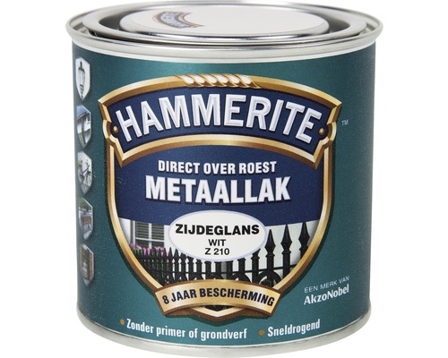 HAMMERITE Metaallak zijdeglans wit Z210 250 ml