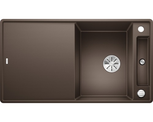 Spoelbak van silgranit met afdruipvlak