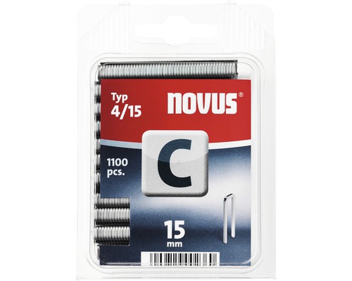 Novus nietjes type 4/15, 1100 stuks, 15 mm