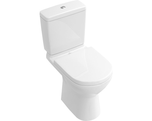 VILLEROY & BOCH Staand toilet met reservoir O.Novo incl. softclose wc-bril met quick-release