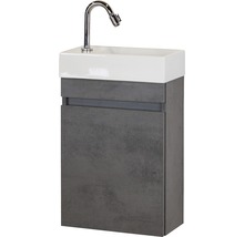Wastafelmeubel met wastafel en kraan voor de badkamer