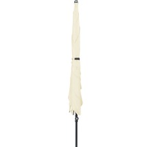 Gesloten parasol met paal