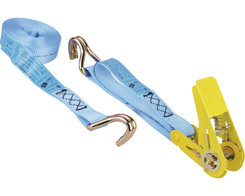 MAMUTEC spanband met ratel 25 mm, 3,5 m, 2-dlg Spanband met haken en ratel