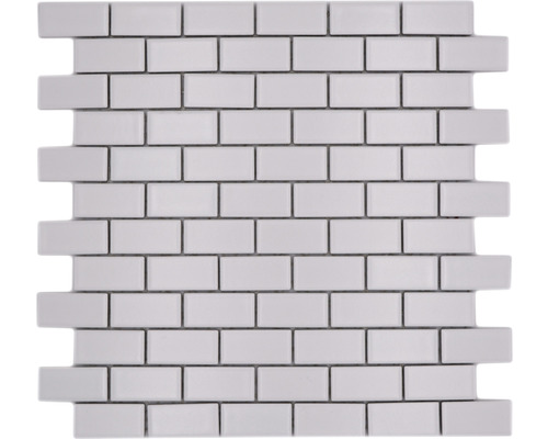 Mozaïektegel keramisch CBR 03WM wit 30x30 cm Mosaïektegel in rechthoekig formaat