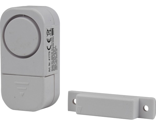 Raam- en deuralarm met magneetcontact, 3 stuks, wit-0