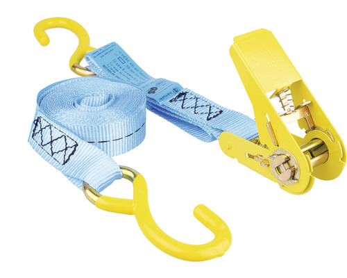 MAMUTEC spanband met ratel 25 mm, 3,5 m, 2-dlg Spanband met haken en ratel