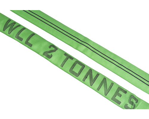 Textiel hijsband met een draagvermogen van 2 ton