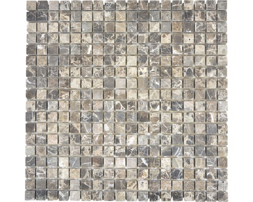 Mozaïektegel natuursteen MOS 15/85 bruin 30,5x30,5 cm