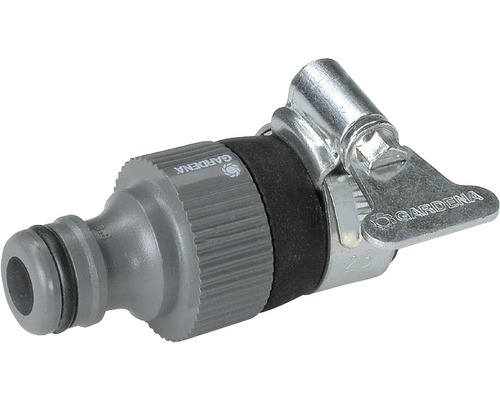 Gardena slangaansluiting met slangklem