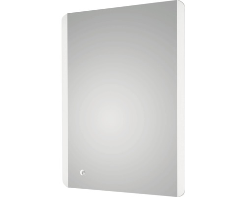 Rechthoekige badkamerspiegel met afgeronde hoeken