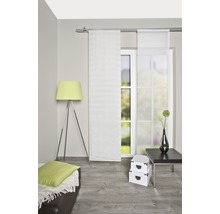 HOME FASHION Paneelgordijn Prince wit 60x245 cm