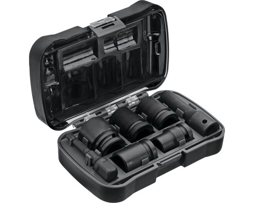 Steeksleutelset in een zwarte koffer