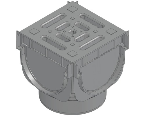 Hauraton TOP X universele kast compleet DN/OD 110 zwart