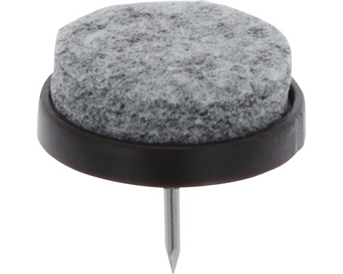 Viltglijder met spijker voor meubelbevestiging