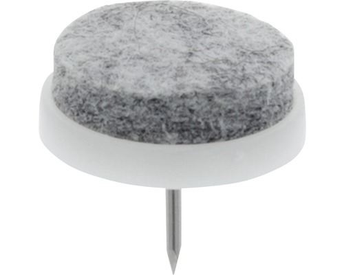 Viltglijder met nagel voor meubelbevestiging