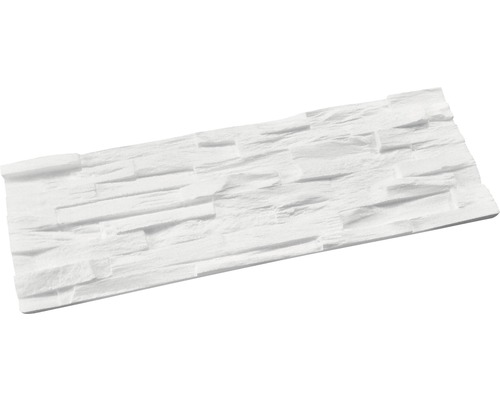 Witte steenstrips voor wanddecoratie