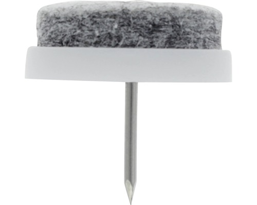 Viltglijder met spijker voor meubelbevestiging