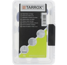 Tarrox metalen glijders met spijker, diameter 20 millimeter, 16 stuks