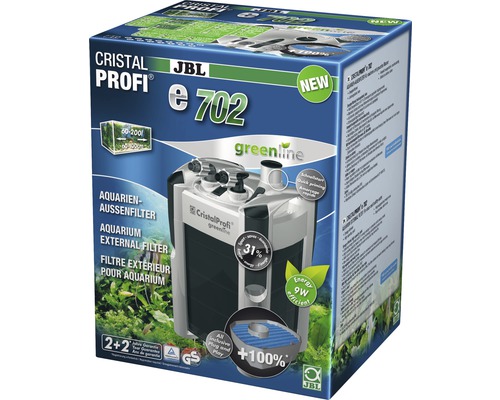 JBL Aquarium buitenfilter CristalProfi e702 greenline, 60-200 L