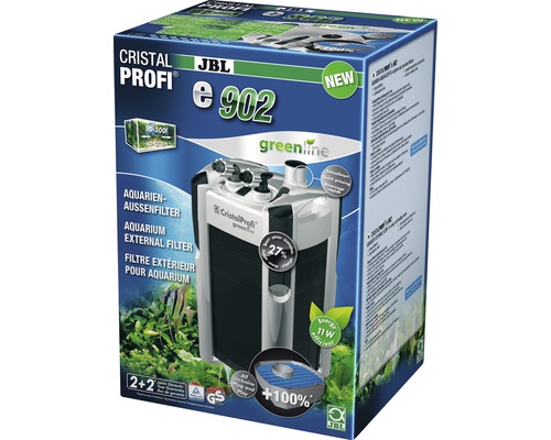 JBL Aquarium buitenfilter CristalProfi e902 greenline, 90-300 L