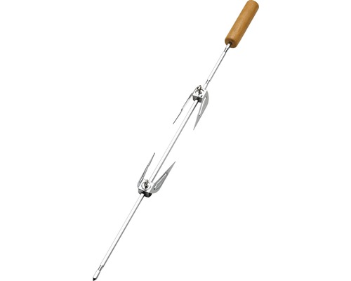 Grillspies met houten handvat