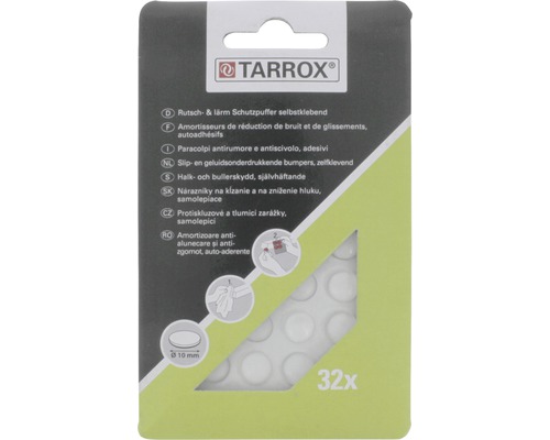 Tarrox zelfklevende slip en geluidsonderdrukkende bumpers, 32 stuks