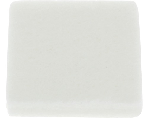 TARROX Antikras vilt zelklevend vierkant wit 25x25x6 mm, 8 stuks