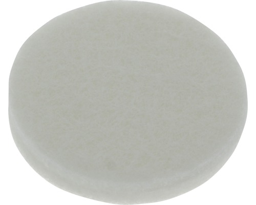 TARROX Viltglijder zelfklevend rond wit Ø 28 mm, en rechthoek 90x100 mm, 9 stuks Ronde vilten schijf