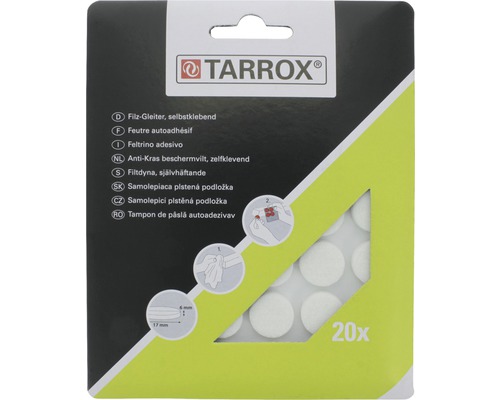 Tarrox anti-kras beschermvilt, zelfklevend, 20 stuks verpakking
