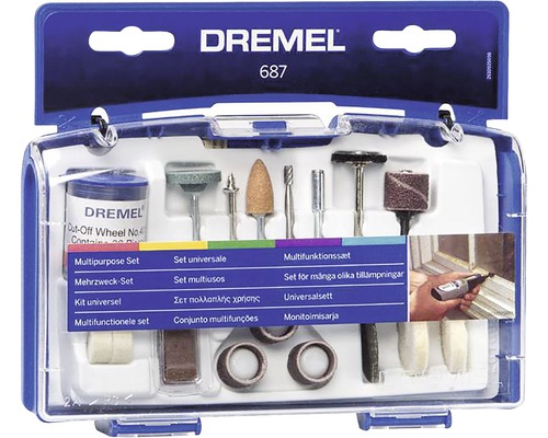 Dremel 687 multifunctionele accessoireset in opbergdoos