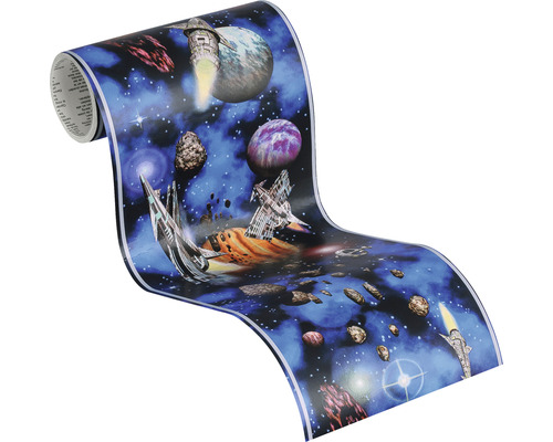 Rol behang met ruimtemotief