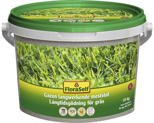 FLORASELF® Gazon meststof met langdurige werking 10 kg