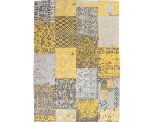 KAYOOM Vloerkleed Tricot patchwork 200 goud 200x290 cm-0
