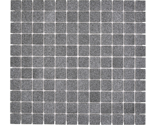 Mozaïektegel keramisch AT900 antraciet 30,5x32,5 cm antislip Grijze mozaïektegels voor binnenshuis