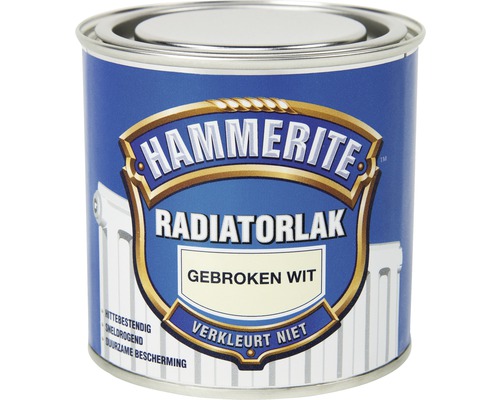 HAMMERITE Radiatorlak gebroken wit 250 ml Hammerite Radiatorlak blik