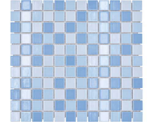 Keramisch mozaïek BM 200 blauw mix 30,5x32,5 cm