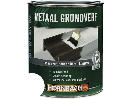 HORNBACH Metaal grondverf mat wit 750 ml