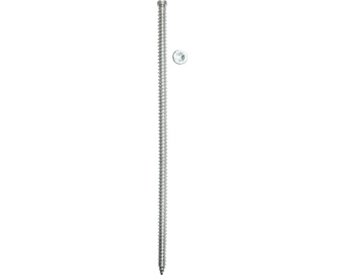 Een schroef met bijpassende sluitring.