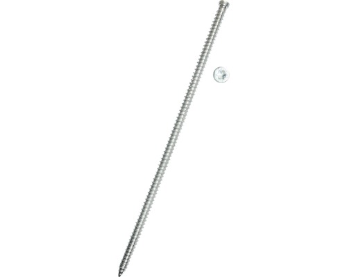 Een schroef met verzonken kop en sluitring