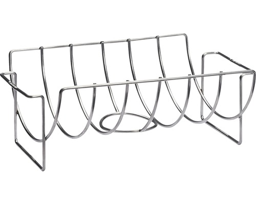 Metalen ribbenrek voor de barbecue