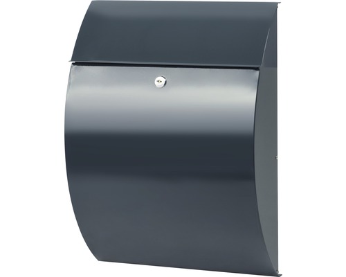 BURG WÄCHTER Brievenbus Riveira 835 antraciet Stalen brievenbus met slot