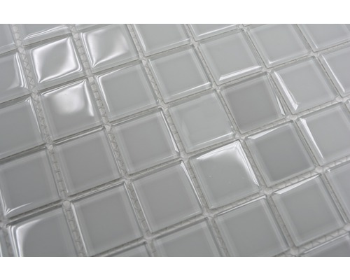 Glazen mozaïektegel met vierkante elementen